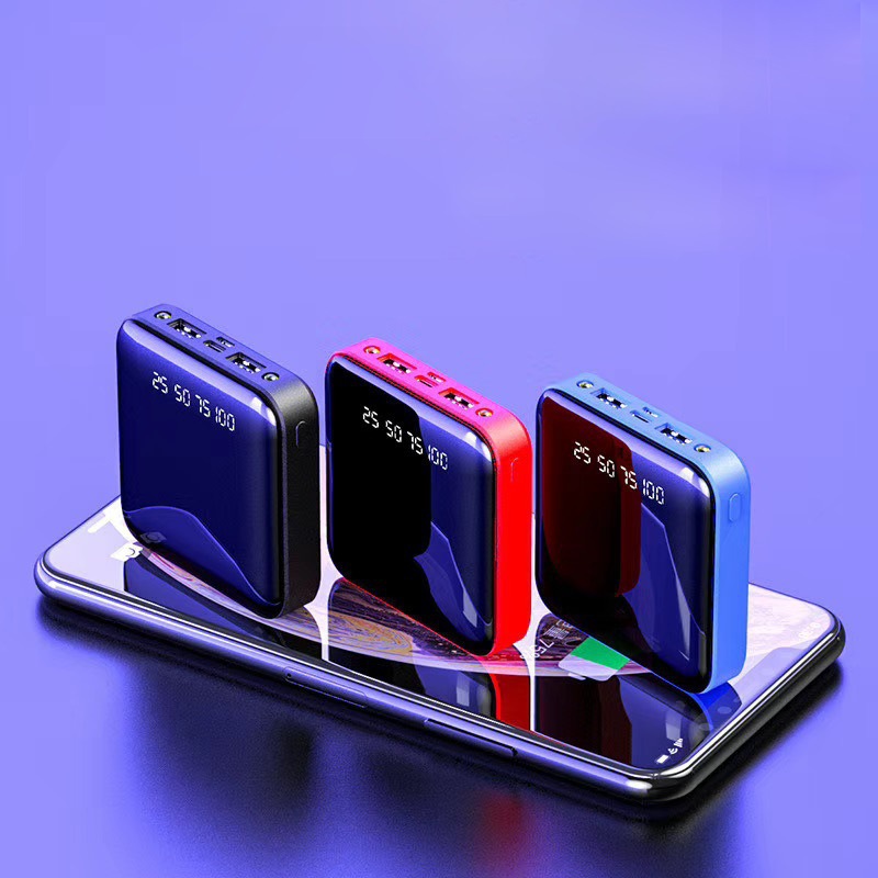 custom10000mAhLEDDigitalDisplayUSBMiniPortablePowerBan