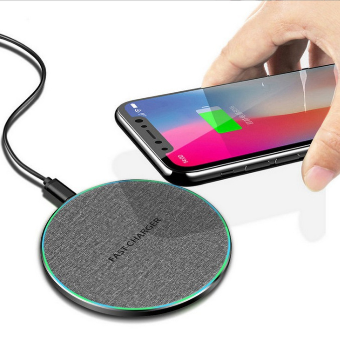 customizedDiskMetallicWirelessPhoneCharger