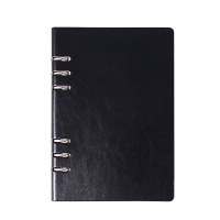 cusomRefillablePULeatherRound6-RingBinderCoverNotebook