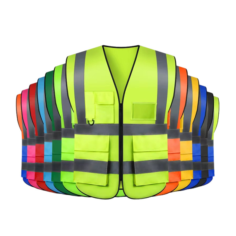 Hi-VisReflectiveSafetyVestwithPockets
