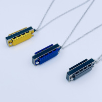 customizedMiniHarmonicaNecklace
