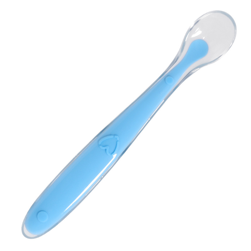 customizedHeatedBabySiliconeSpoon
