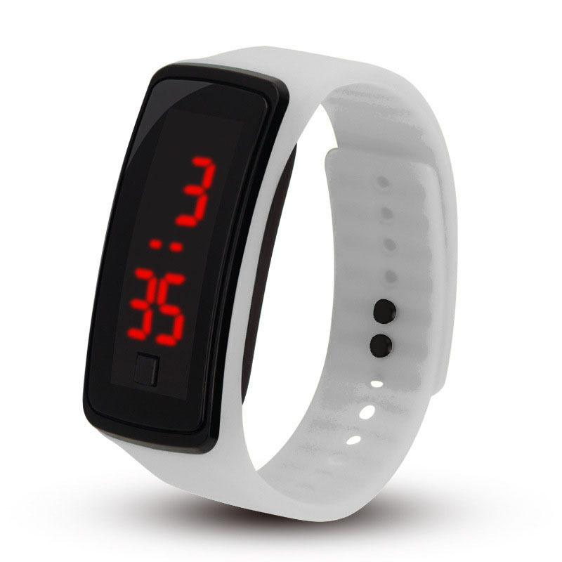 SiliconeLEDDigtalSportWatch