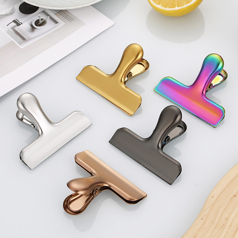 customMetalClipMiniBagChipClip