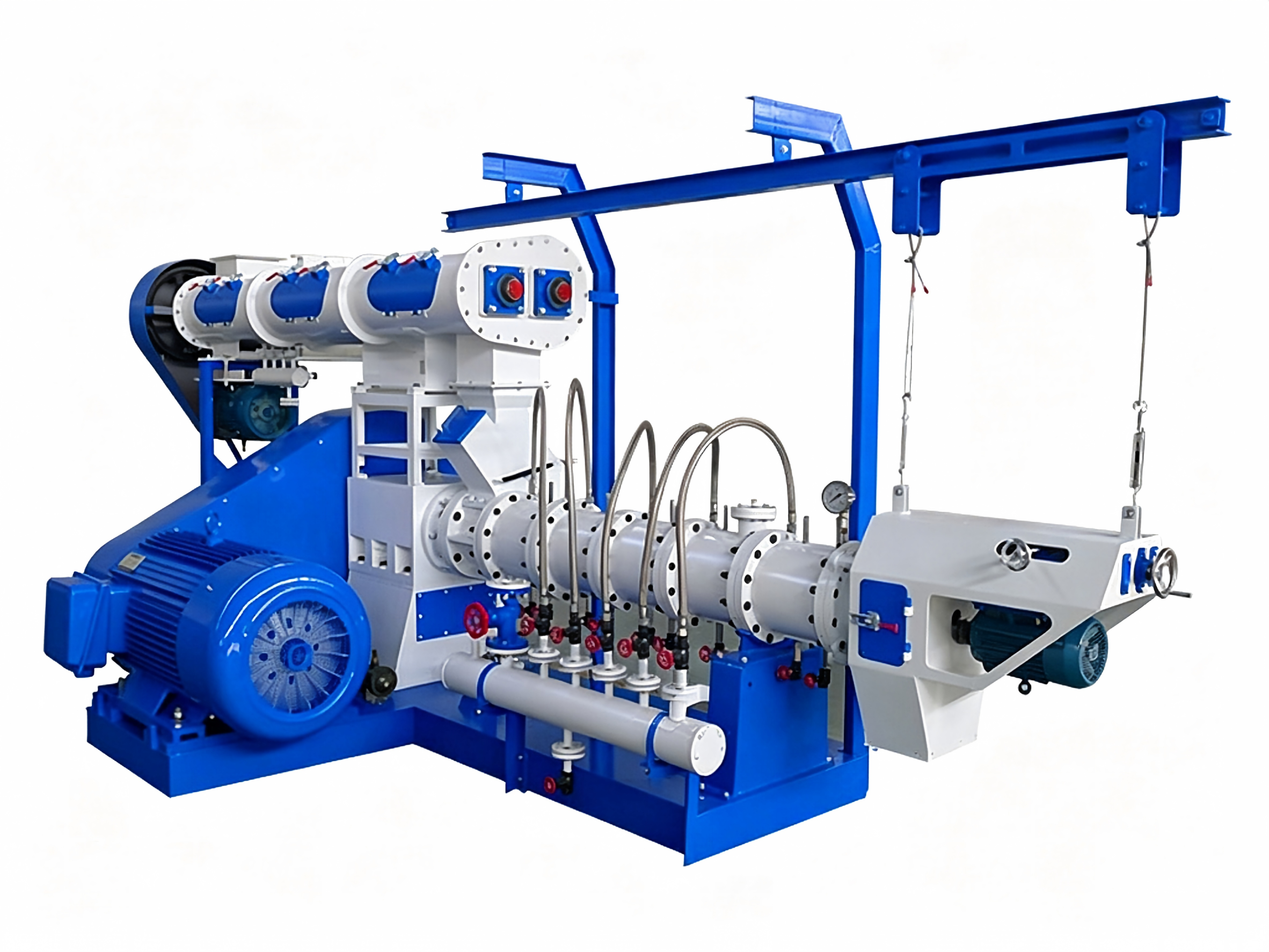 FishFeedExtruder–FloatingAquaticFeedProcessingEquipment-2