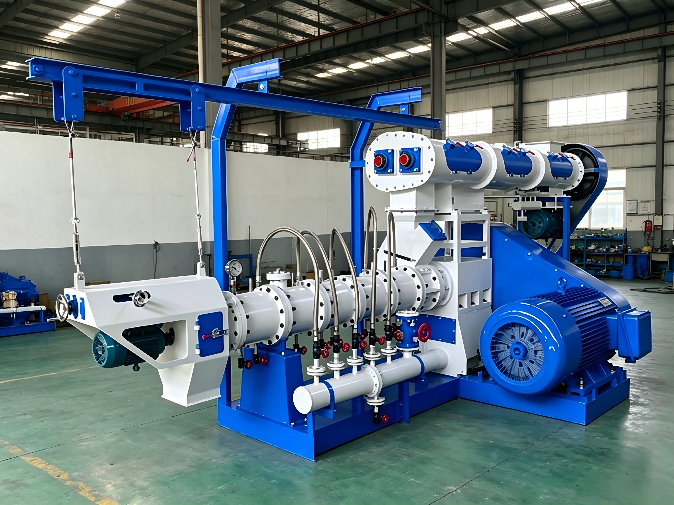 FishFeedExtruder–FloatingAquaticFeedProcessingEquipment-22