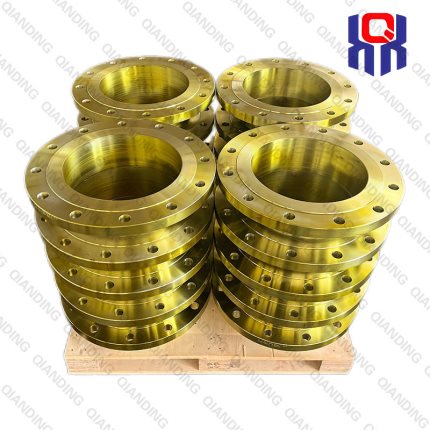 MildSteelWeldNeckFlangeWithYellowPainting