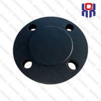 BlackSteelBlindFlangeWithBlackPainting