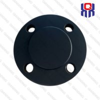 BlackSteelBlindFlangeWithBlackPainting