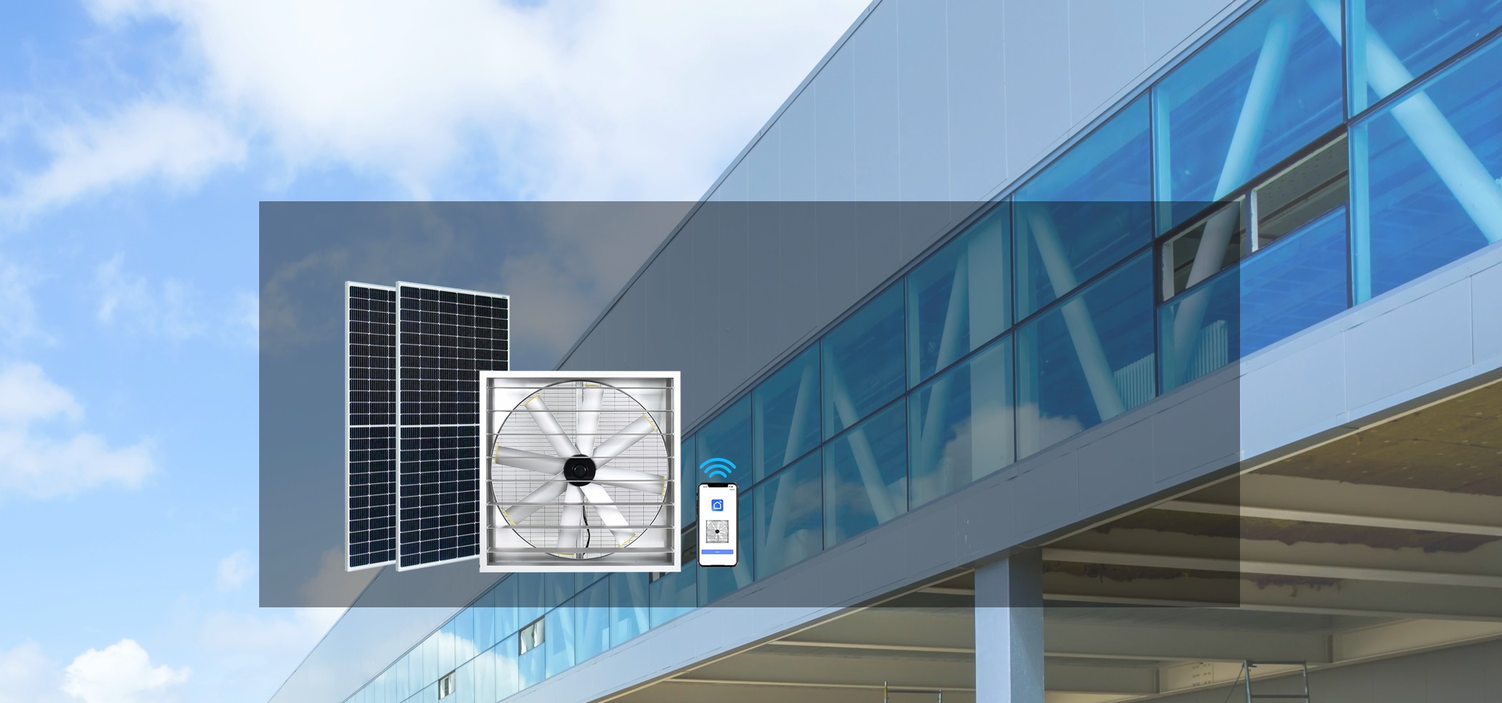 industrial wal fan for factory warehouse ventilation