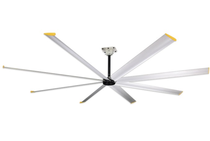 solar ceiling fan HVLS industrial big fan