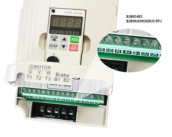 单相三相兼具变频器RS485MODBUSRTU