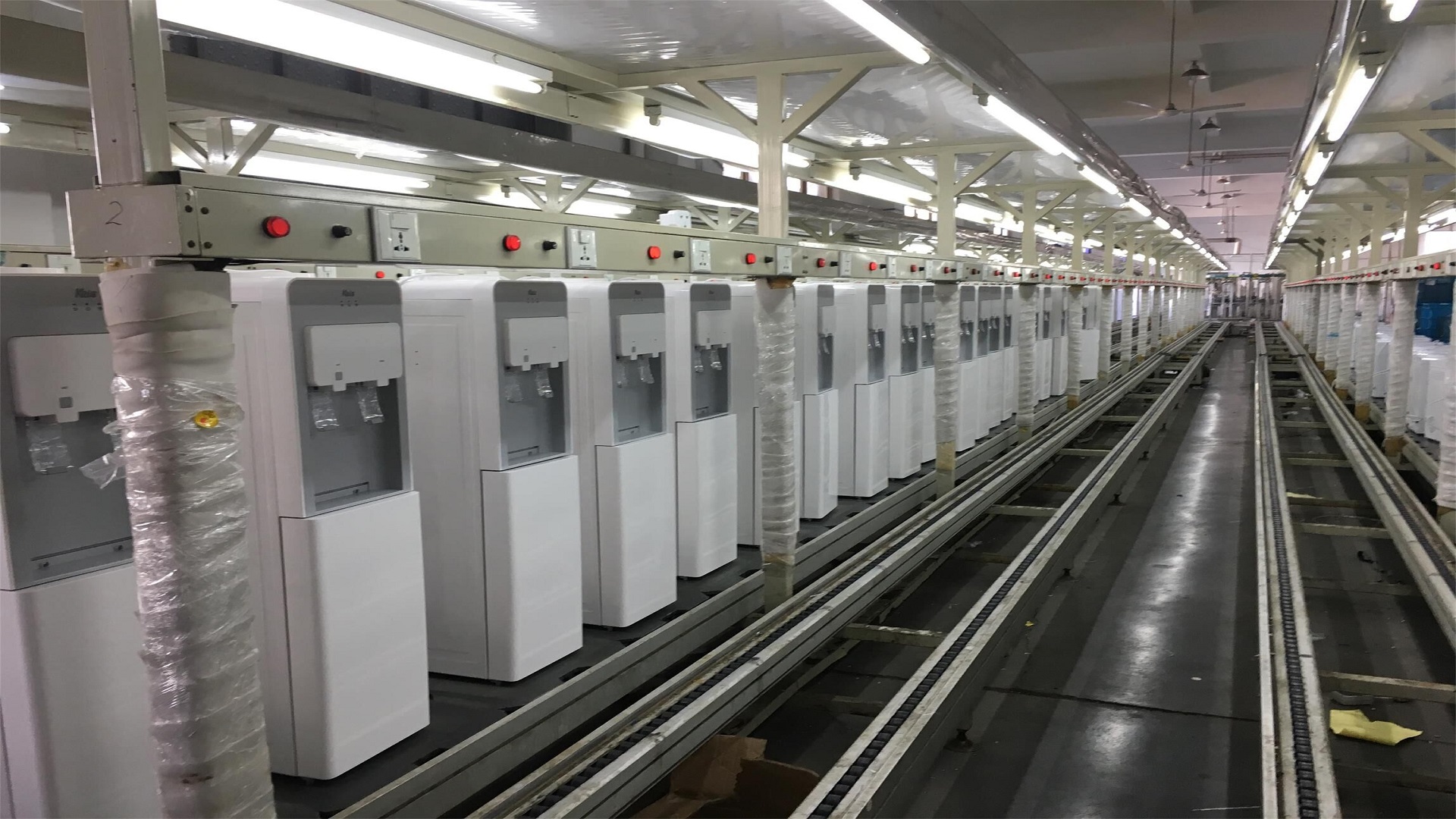 water dispenser testing line