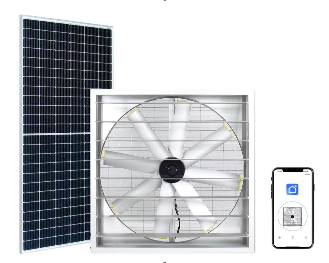 energy saving solar fan for greenhouse farm/ warehouse