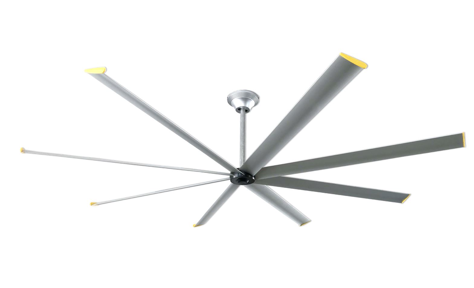 Solar HVLS ceiling fan