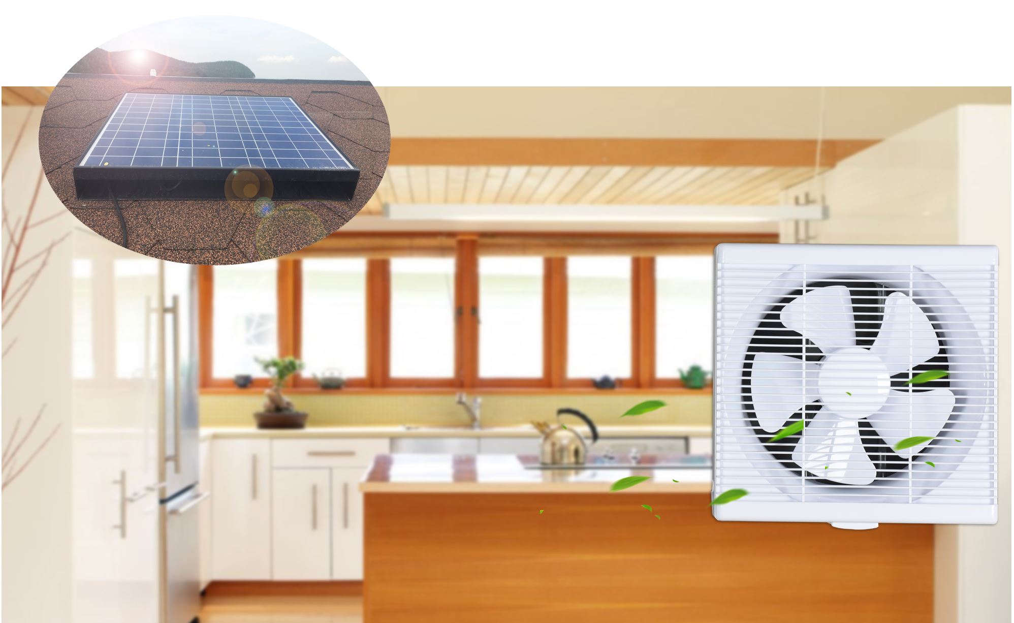 solar wall exhaust fan