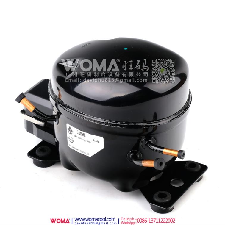 华意HAUYIS55HL220-240V50-60HzR134ALBP制冷环保压缩机