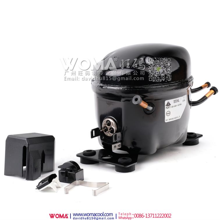 华意HAUYIS55HL220-240V50-60HzR134ALBP制冷环保压缩机