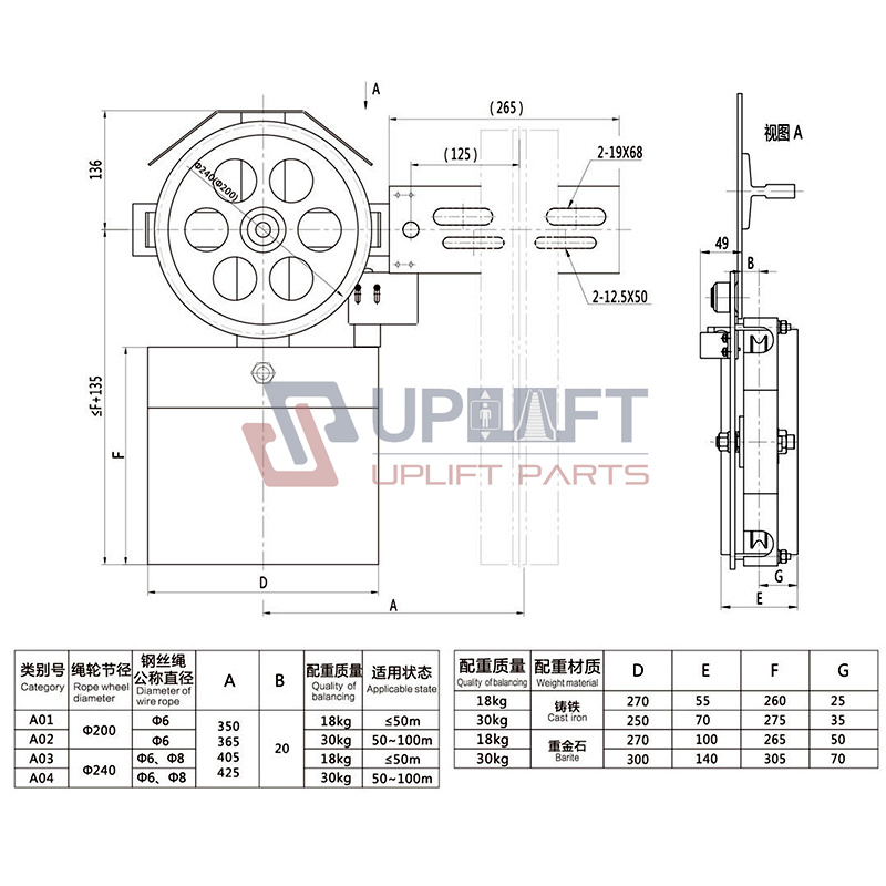 UP002457借OX-300A张紧装置-1