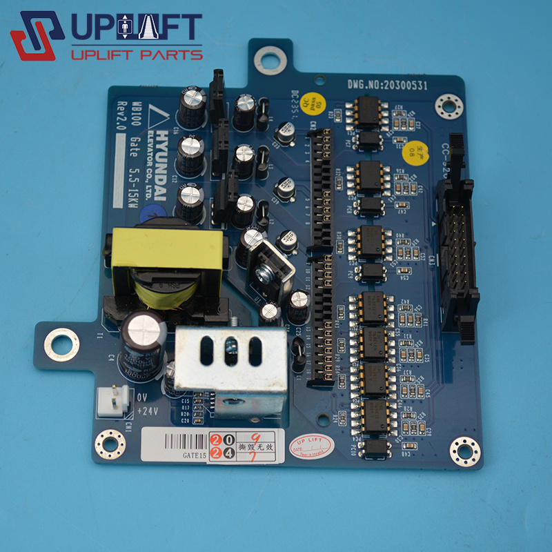 上海现代电梯变频器驱动板WB100Gate5.5-15kw20300531-2