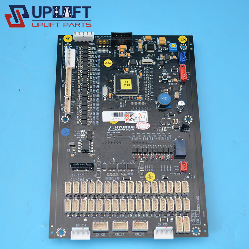 上海现代电梯轿厢通讯板COP30D-N-1