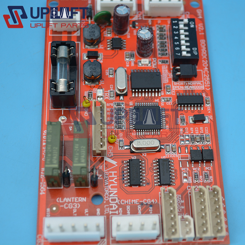 GH4V2.1BOARD204C2551现代电梯到站钟层站板信号板400元-3