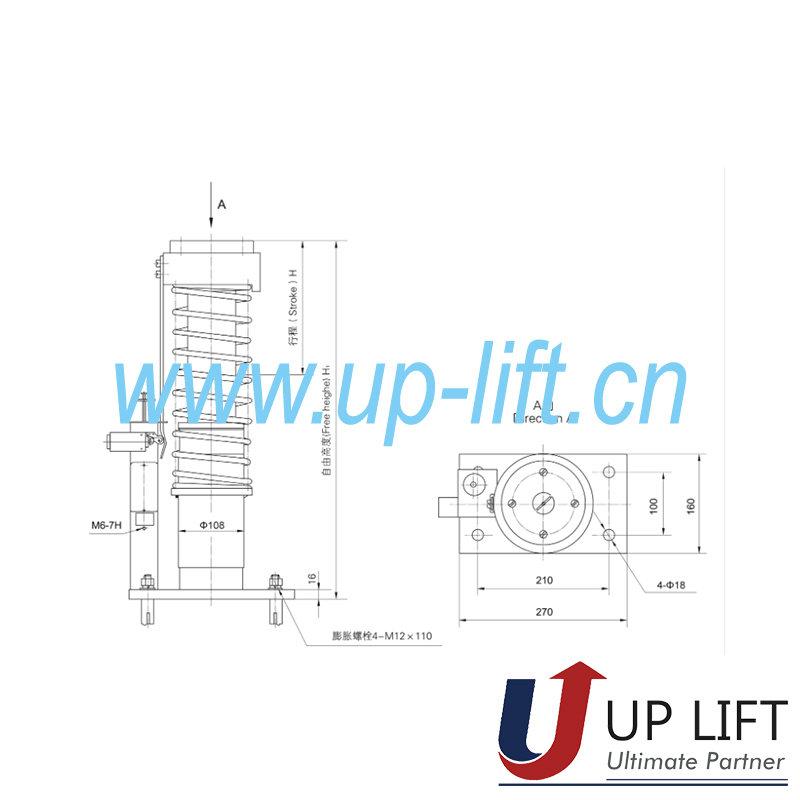 YH9YH10型油压缓冲器-3
