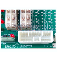 UP002095借日立电梯继电器板DWG12502753-6