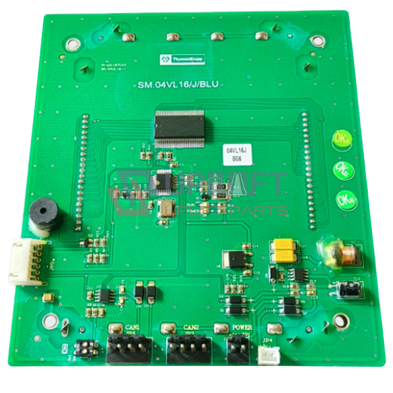 UP002975借蒂森电梯轿厢液晶显示板SM.04VL16-9