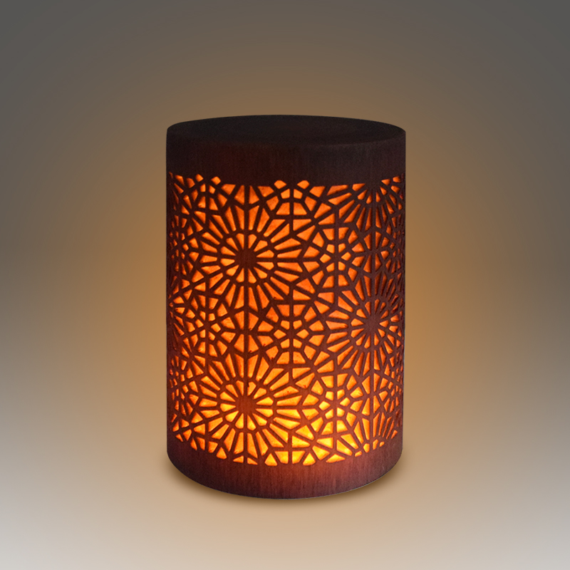 灯饰主图-有灯木纹棕色