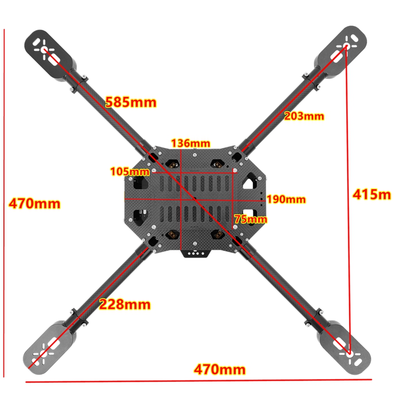 X550四轴固定机架15