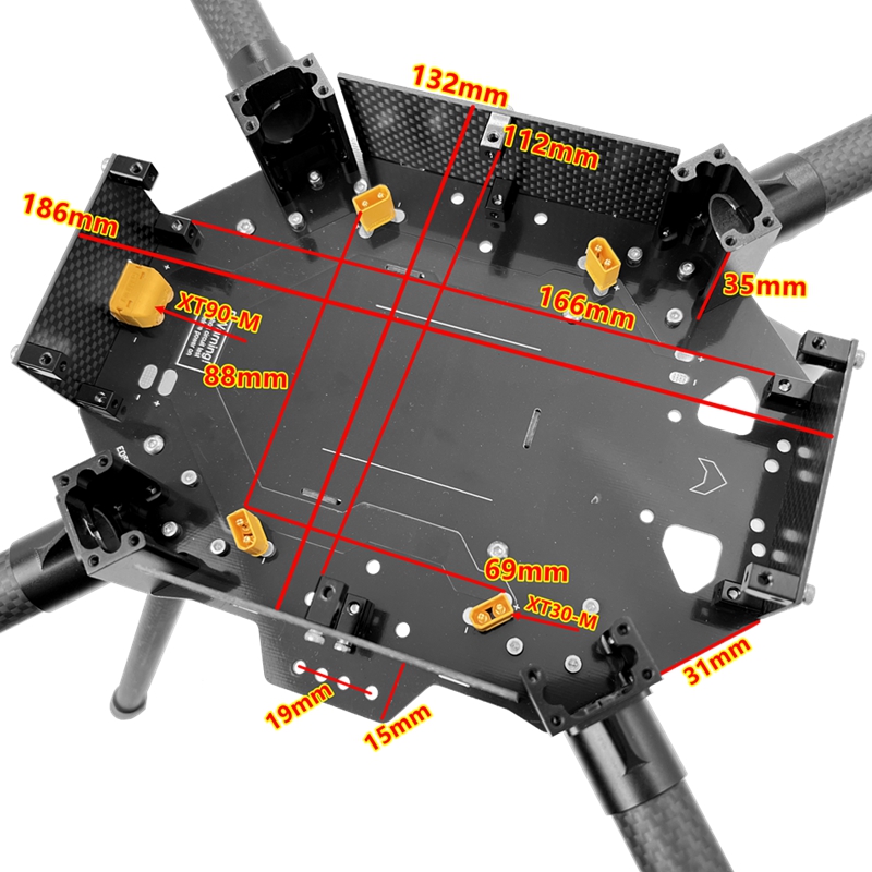X550四轴固定机架18