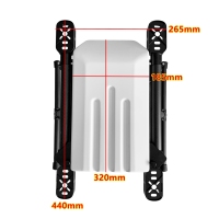 X900白色四轴水平机架2