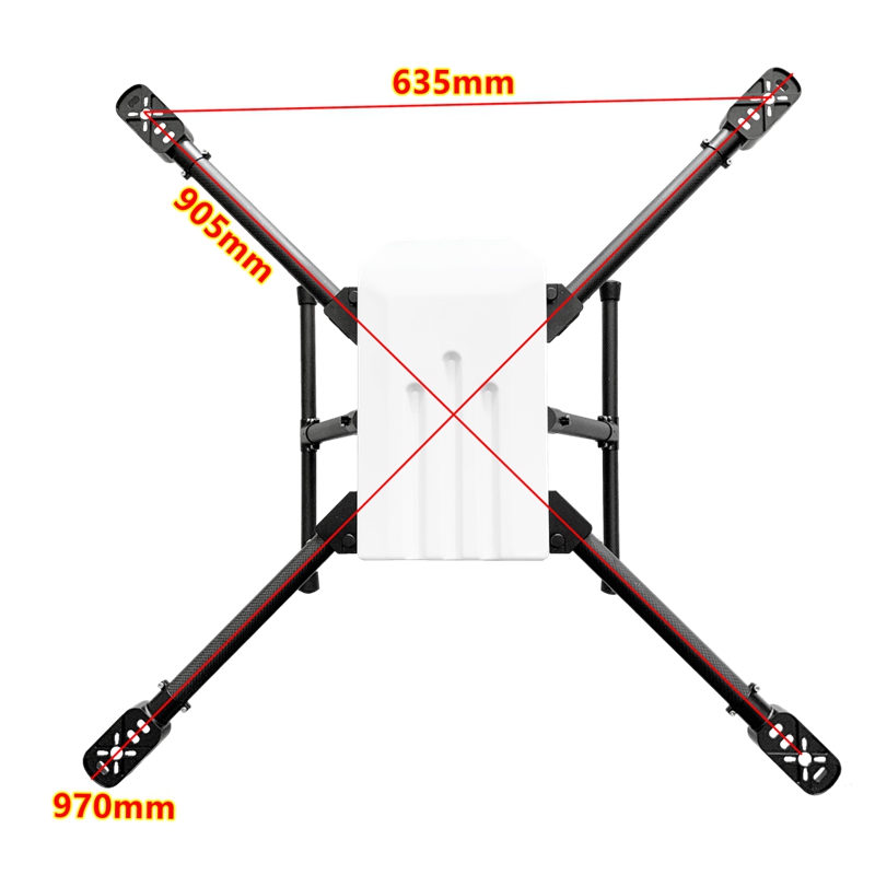 X900白色四轴水平机架3