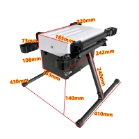 X900白色四轴水平机架4