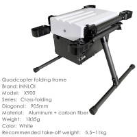 英X900白色四轴水平机架21