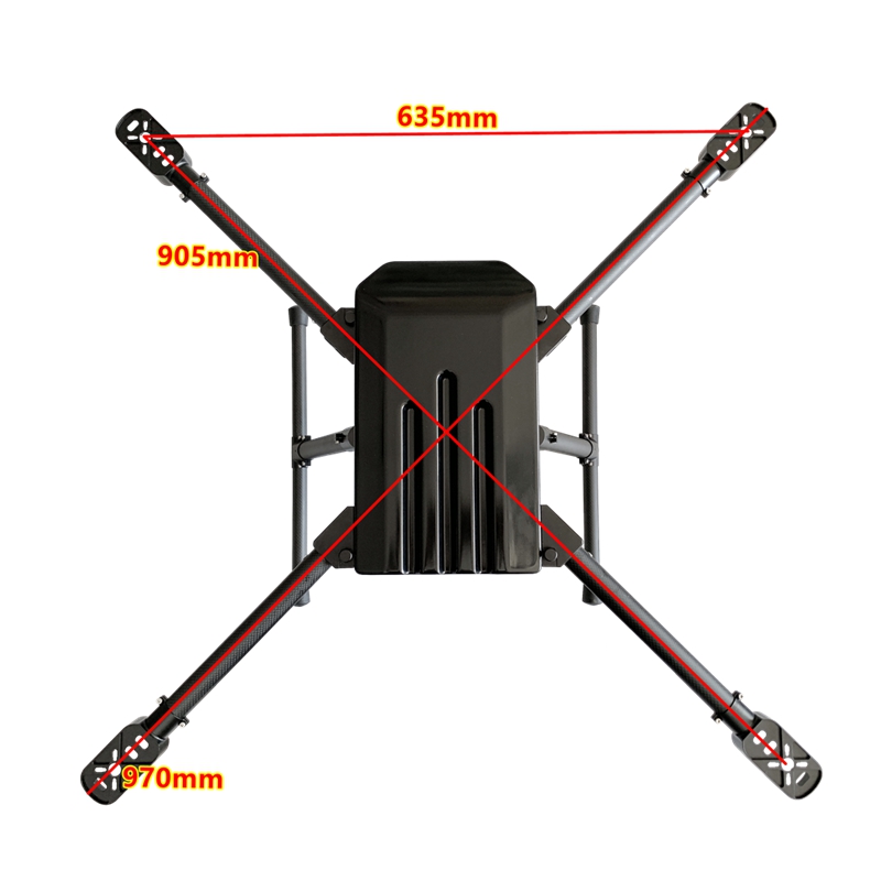 X900黑色四轴水平机架28