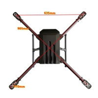 X900黑色四轴水平机架28