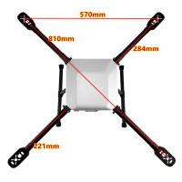 中横810mm轴距CL750四轴机架46