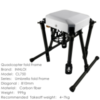 英伞810mm轴距CL750四轴机架56