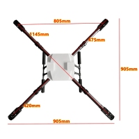 X1200四轴碳纤横折机架25