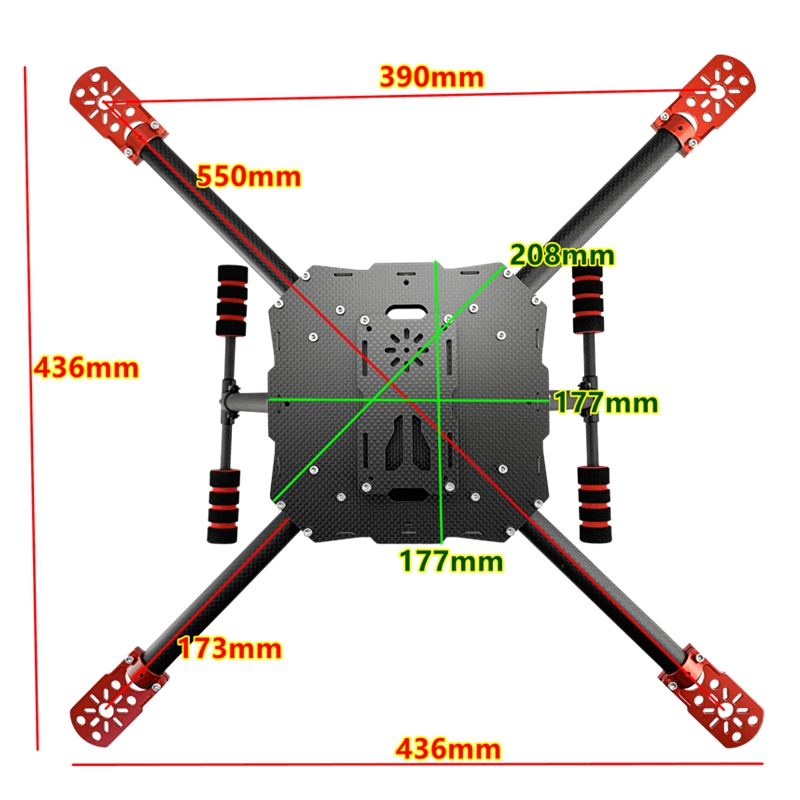 X550四轴固定机架12