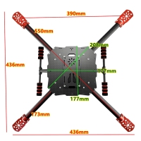 X550四轴固定机架12