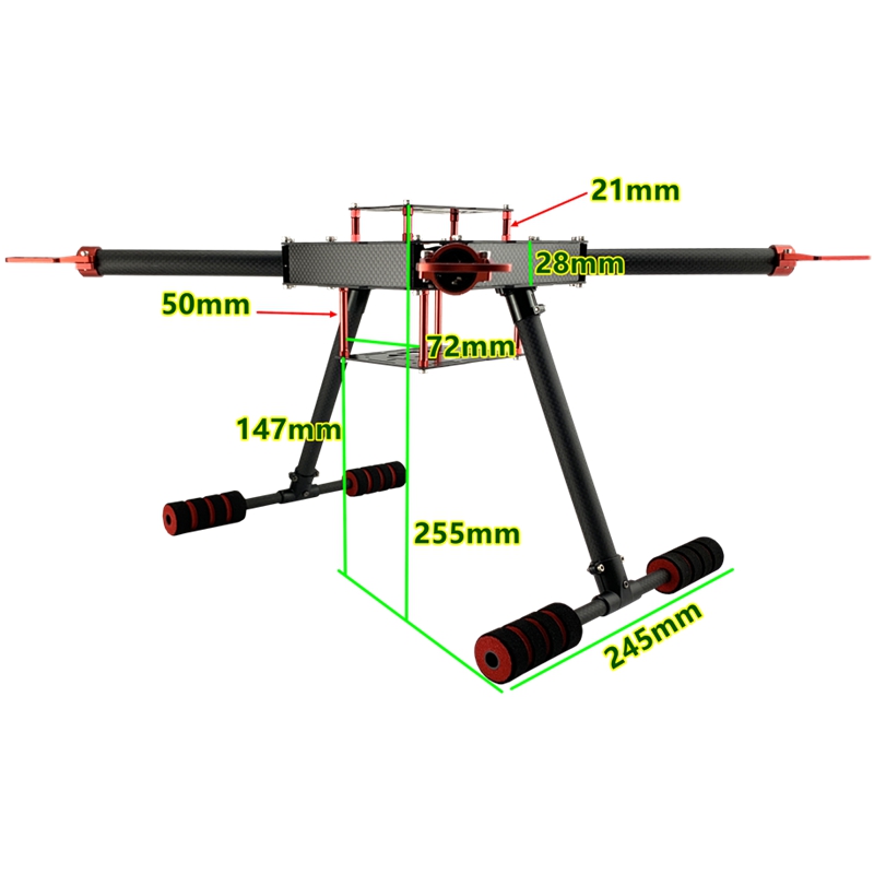 X550四轴固定机架13