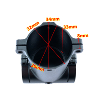 黑30转30铝三通27