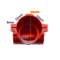 红30转30铝三通20