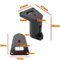 18mm垂直铝底座2