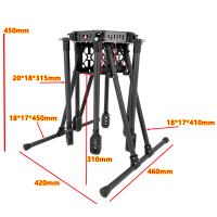 V80020管六轴伞折叠机架21