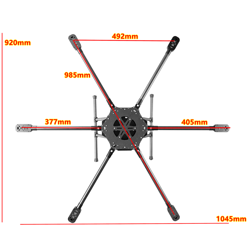 V80020管六轴伞折叠机架22