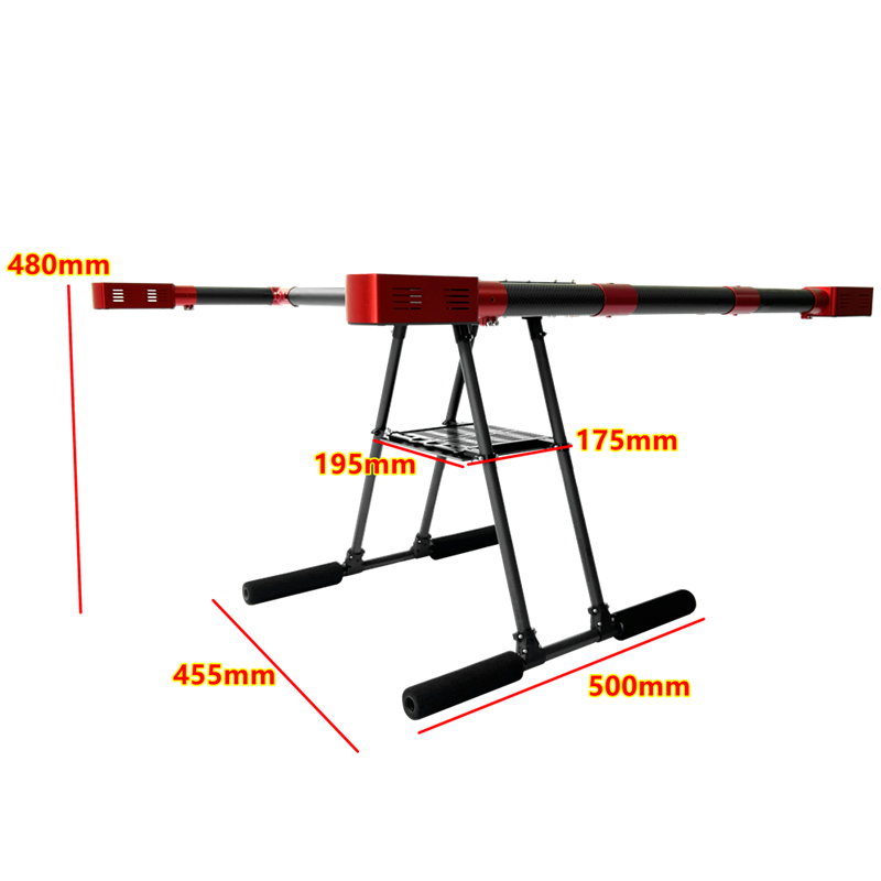 X1000红色碳纤固定机架4